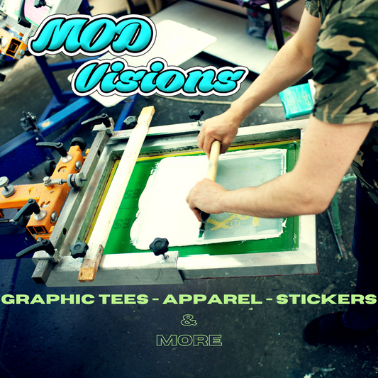 Mod Visions Graphic Tees - Apparel - Stickers - Vinyl Decals
