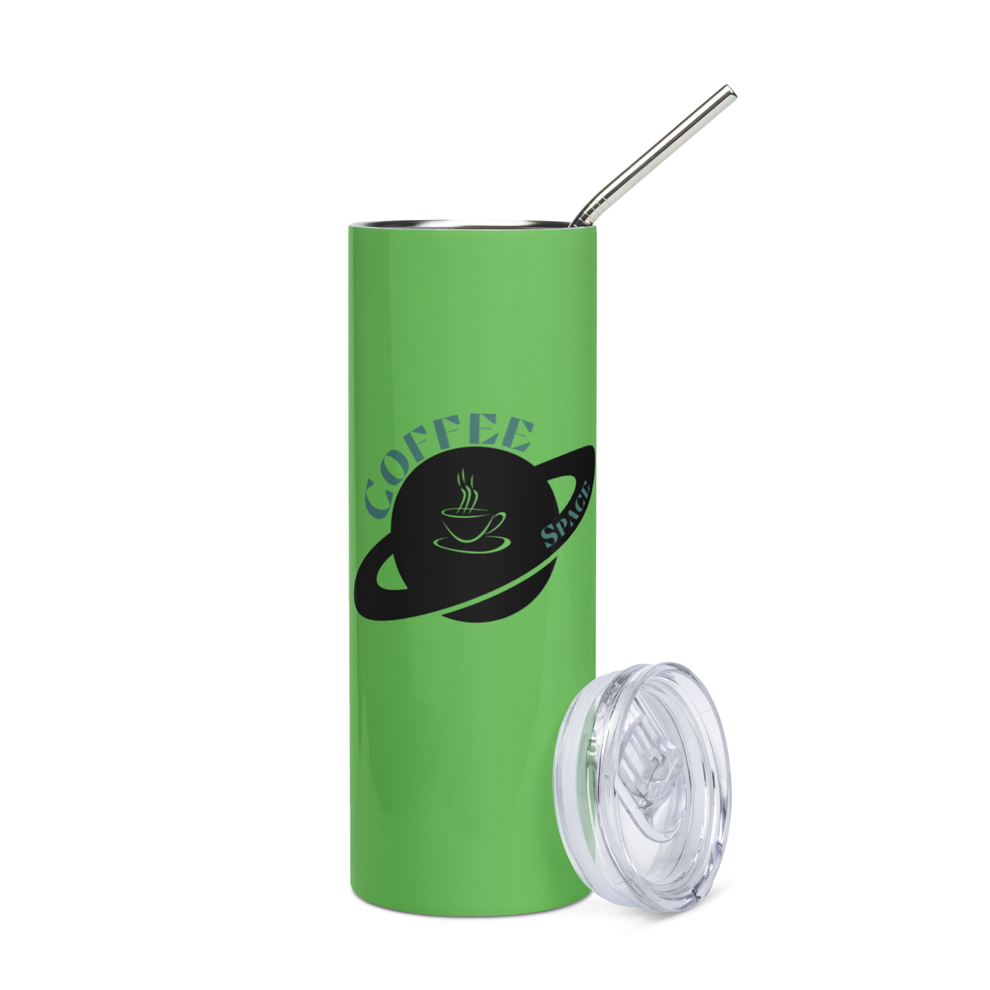 Neon Coffee Space Tumbler