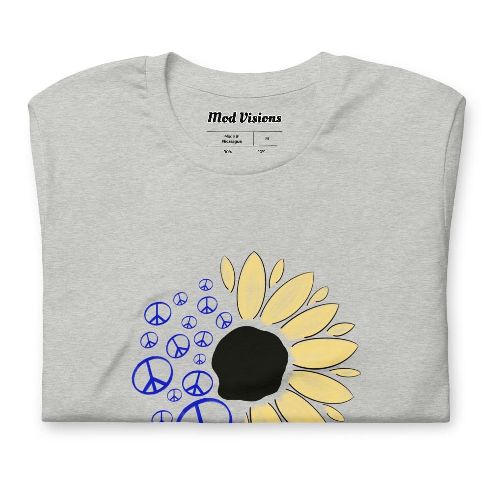 Sunflower Of Peace T-Shirt - Mod Visions