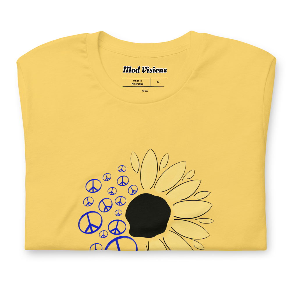 Sunflower Of Peace T-Shirt - Mod Visions