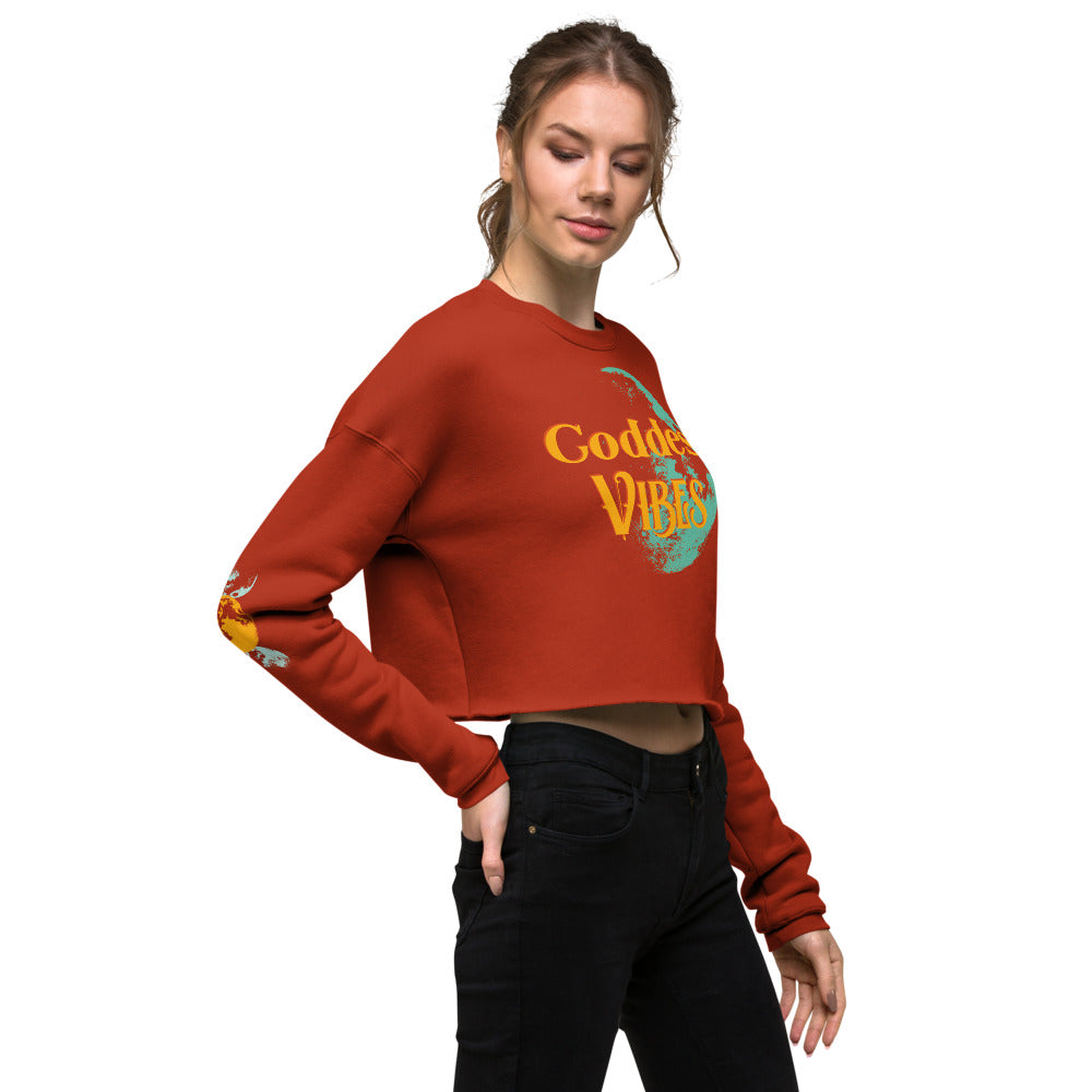 Goddess Vibes Crop Sweatshirt - Mod Visions