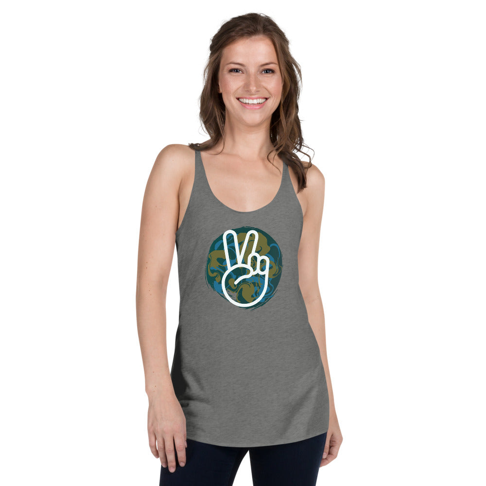 World Peace Racerback Tank - Mod Visions