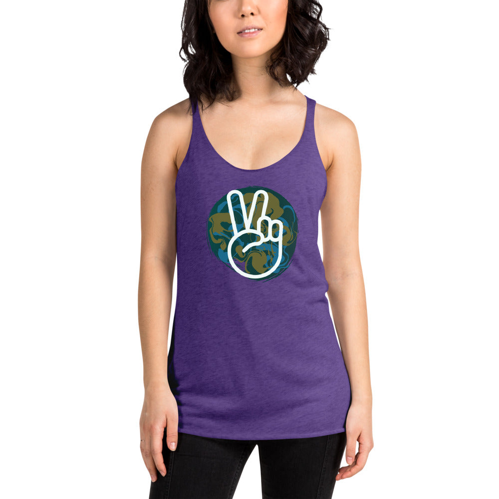 World Peace Racerback Tank - Mod Visions