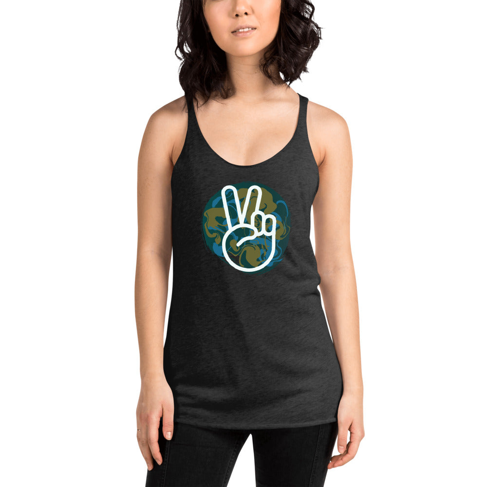World Peace Racerback Tank - Mod Visions