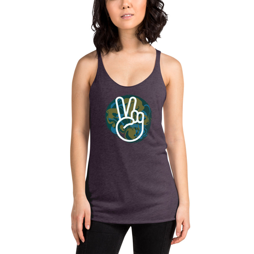 World Peace Racerback Tank - Mod Visions