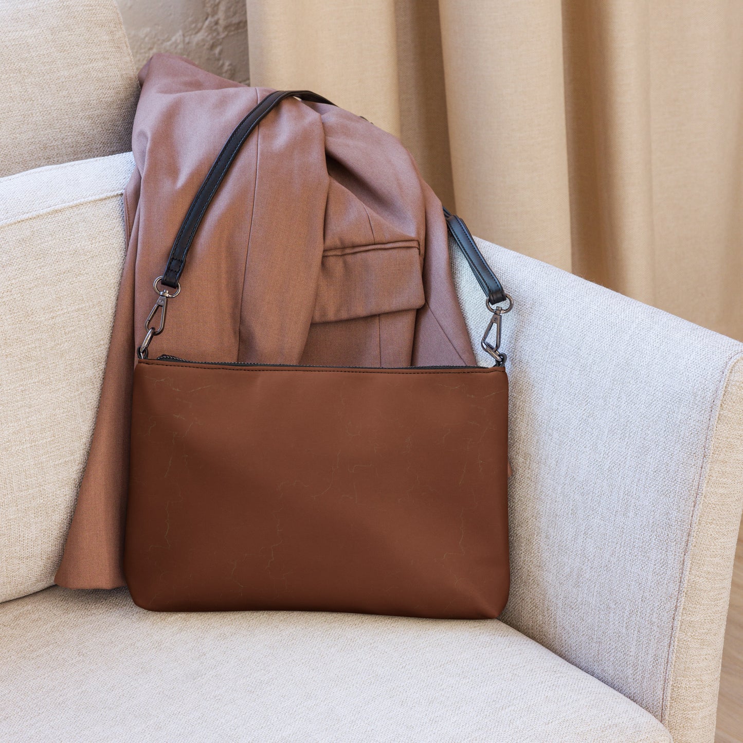 Rustic Amber Crossbody Bag