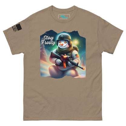 Stay Frosty Spec Ops Tactical Snowman T-Shirt