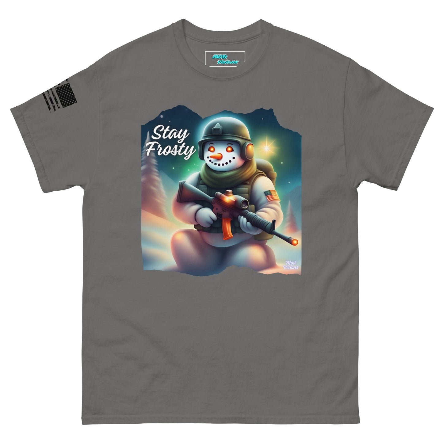 Stay Frosty Spec Ops Tactical Snowman T-Shirt