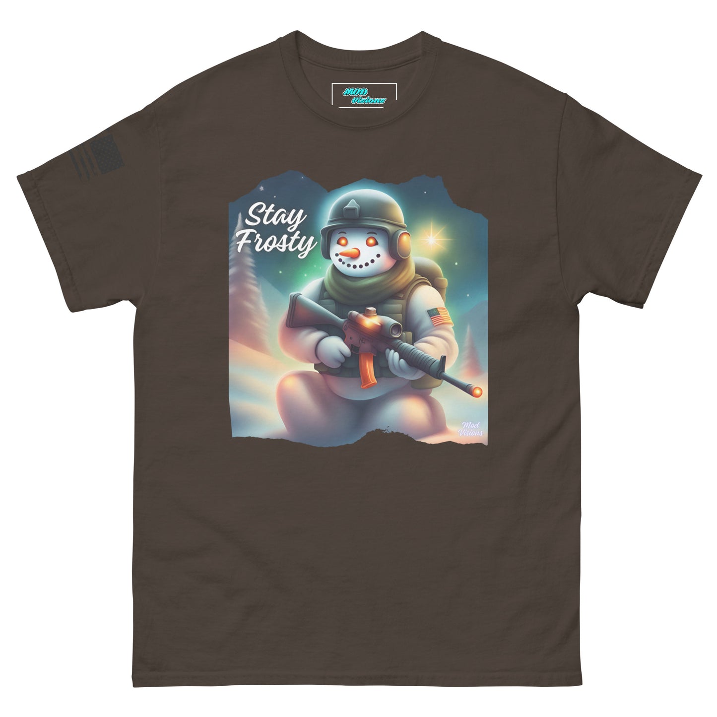 Stay Frosty Spec Ops Tactical Snowman T-Shirt