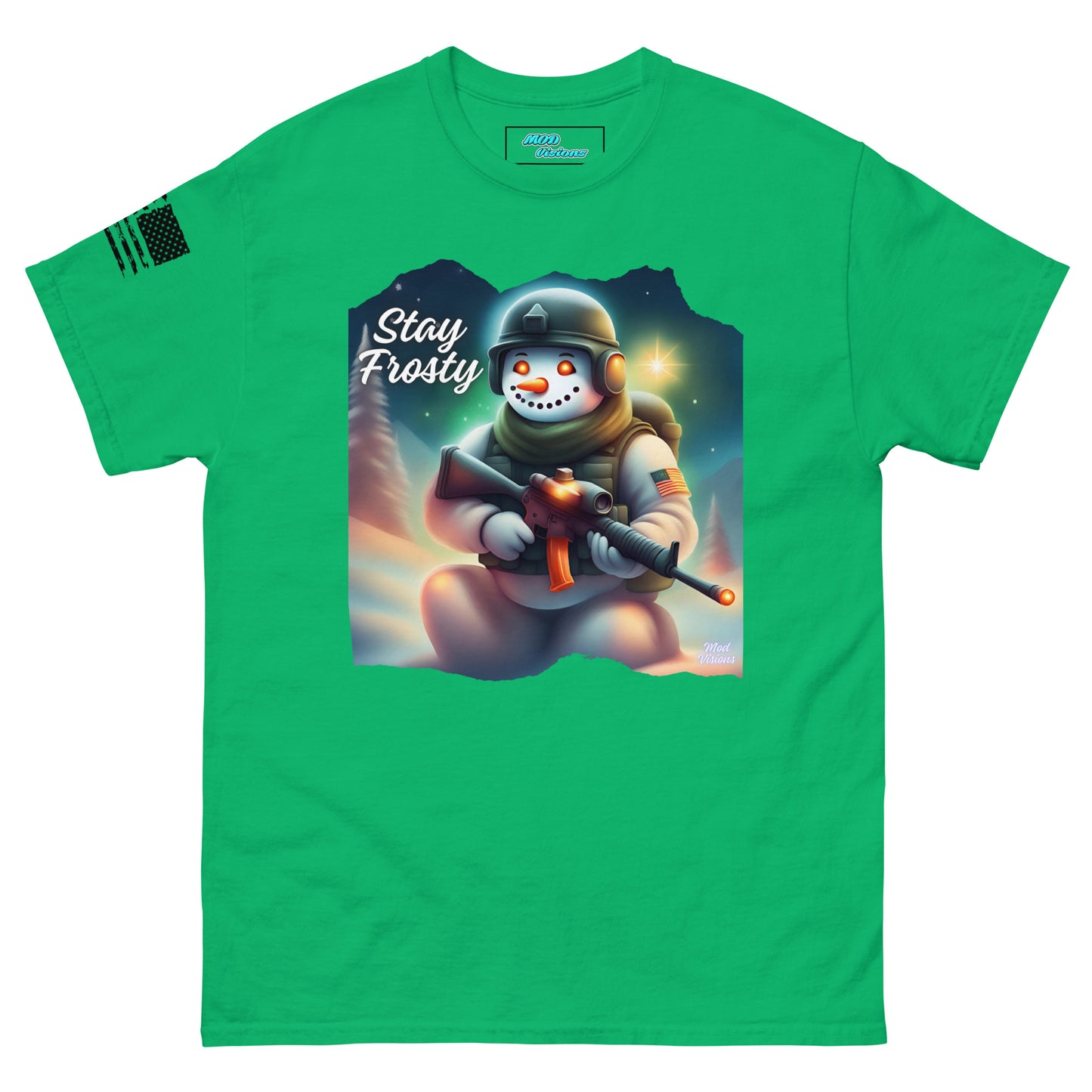 Stay Frosty Spec Ops Tactical Snowman T-Shirt