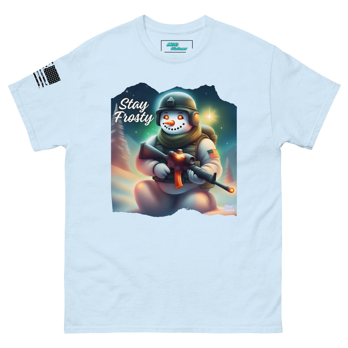 Stay Frosty Spec Ops Tactical Snowman T-Shirt
