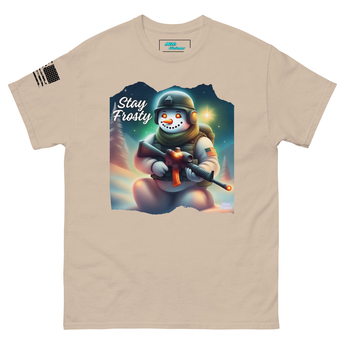 Stay Frosty Spec Ops Tactical Snowman T-Shirt