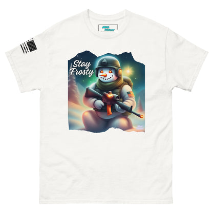 Stay Frosty Spec Ops Tactical Snowman T-Shirt