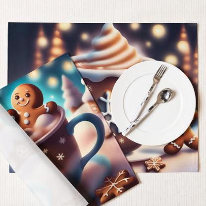 Cozy Cocoa Delight Placemat Set