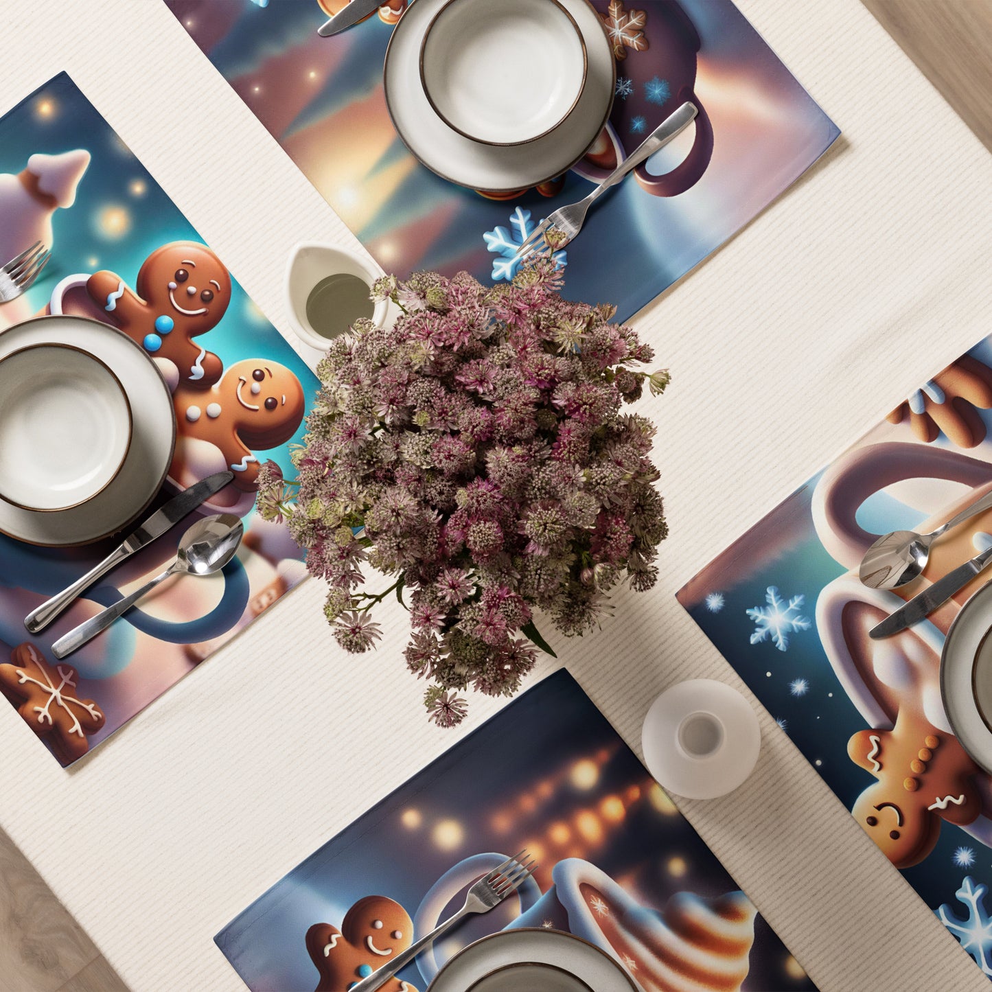 Cozy Cocoa Delight Placemat Set