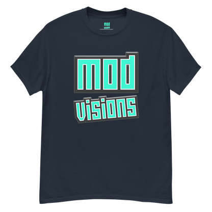 Mod Visions olo streetwear t-shirt in navy