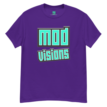 Mod Visions olo streetwear t-shirt in purple