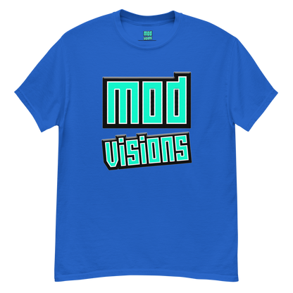 Mod Visions olo streetwear t-shirt in blue
