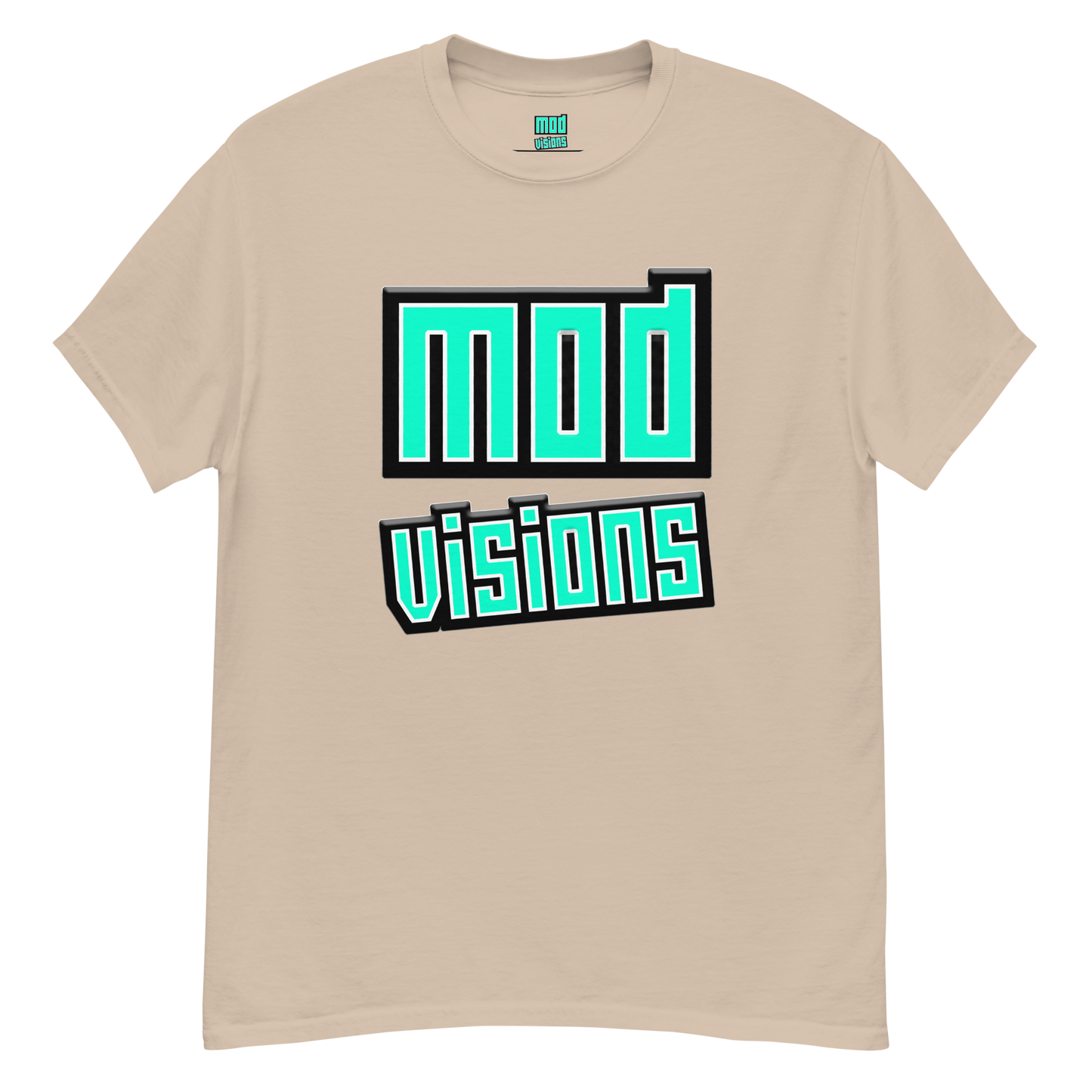 Mod Visions olo streetwear t-shirt in sand