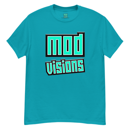 Mod Visions olo streetwear t-shirt in teal