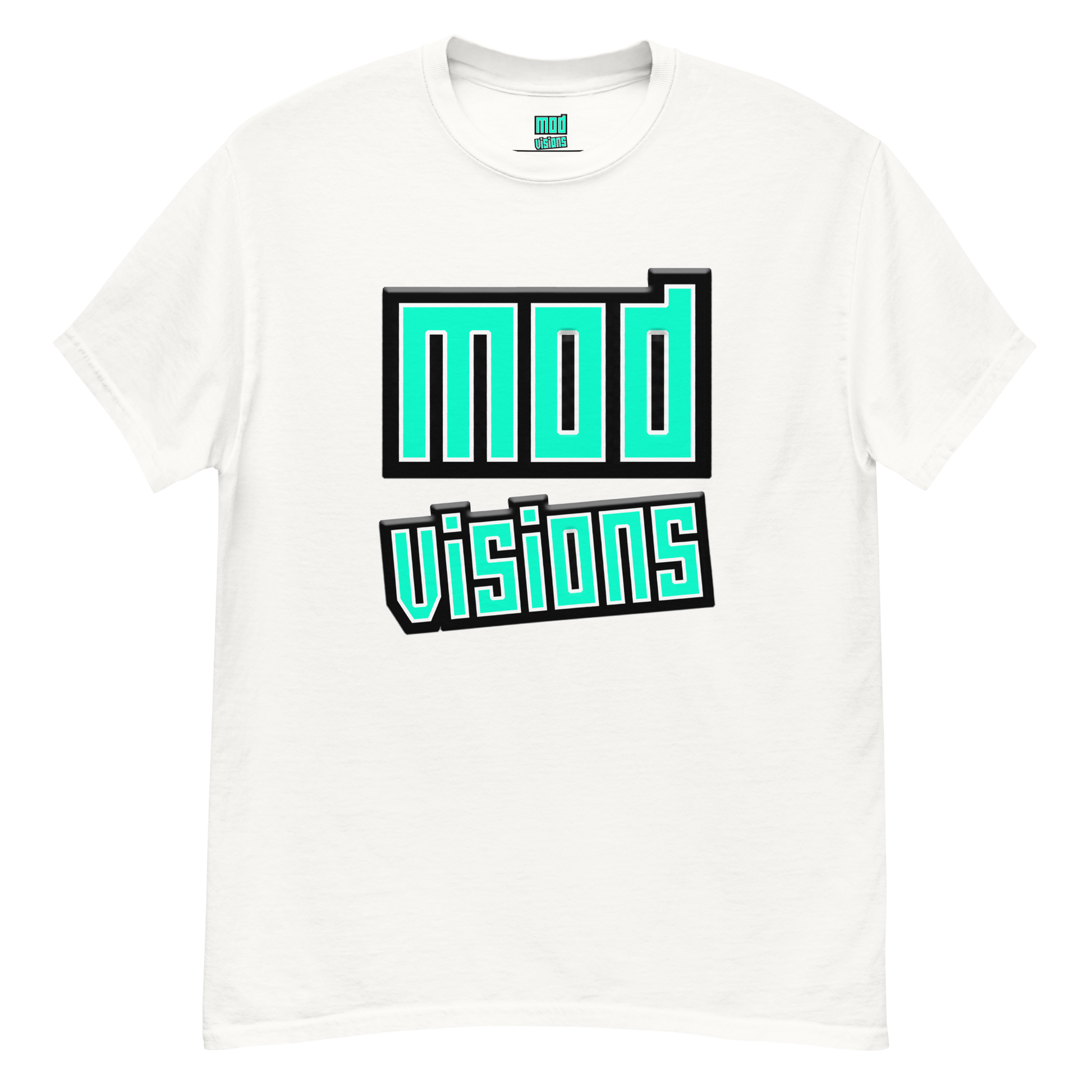 Mod Visions olo streetwear t-shirt in white