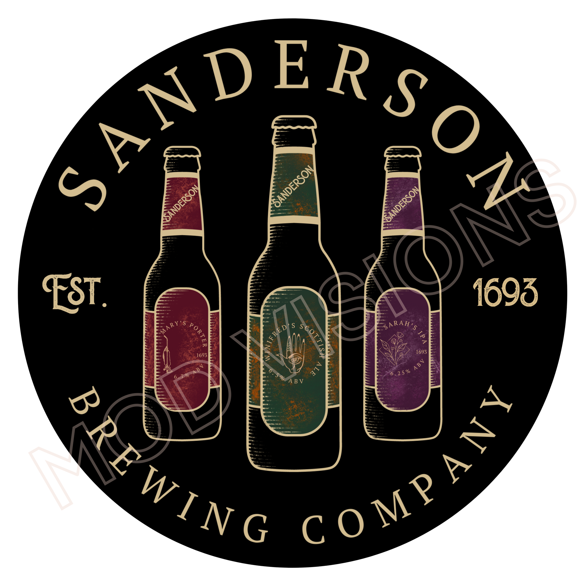Sanderson Brewing Company Sticker - Mod Visions