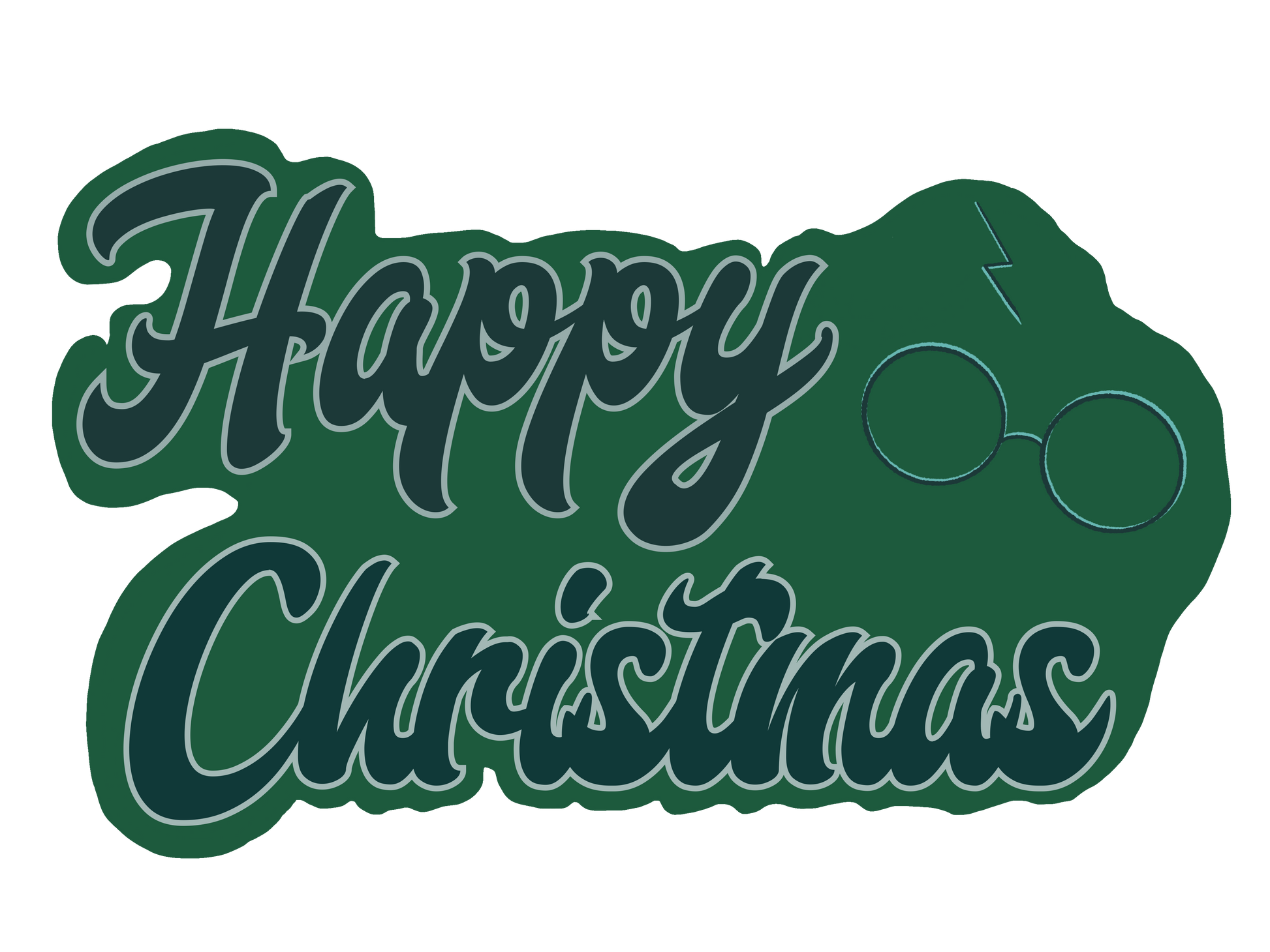 Happy Christmas Harry Potter Sticker - Mod Visions