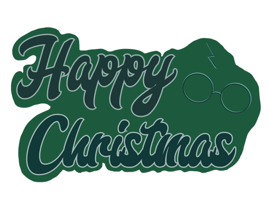 Happy Christmas Harry Potter Sticker - Mod Visions