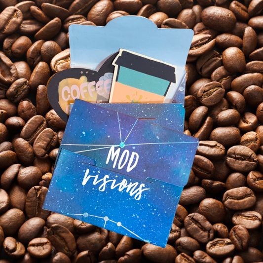 Coffee Love To Go Stickers - Mod Visions
