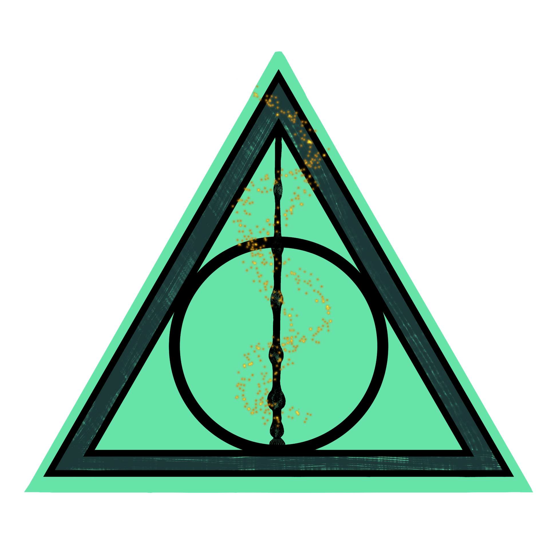 Deathly Hallows Harry Potter Sticker! - Mod Visions