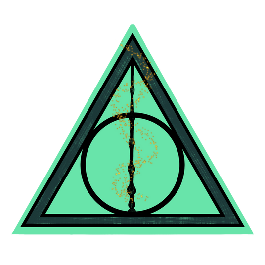 Deathly Hallows Harry Potter Sticker! - Mod Visions