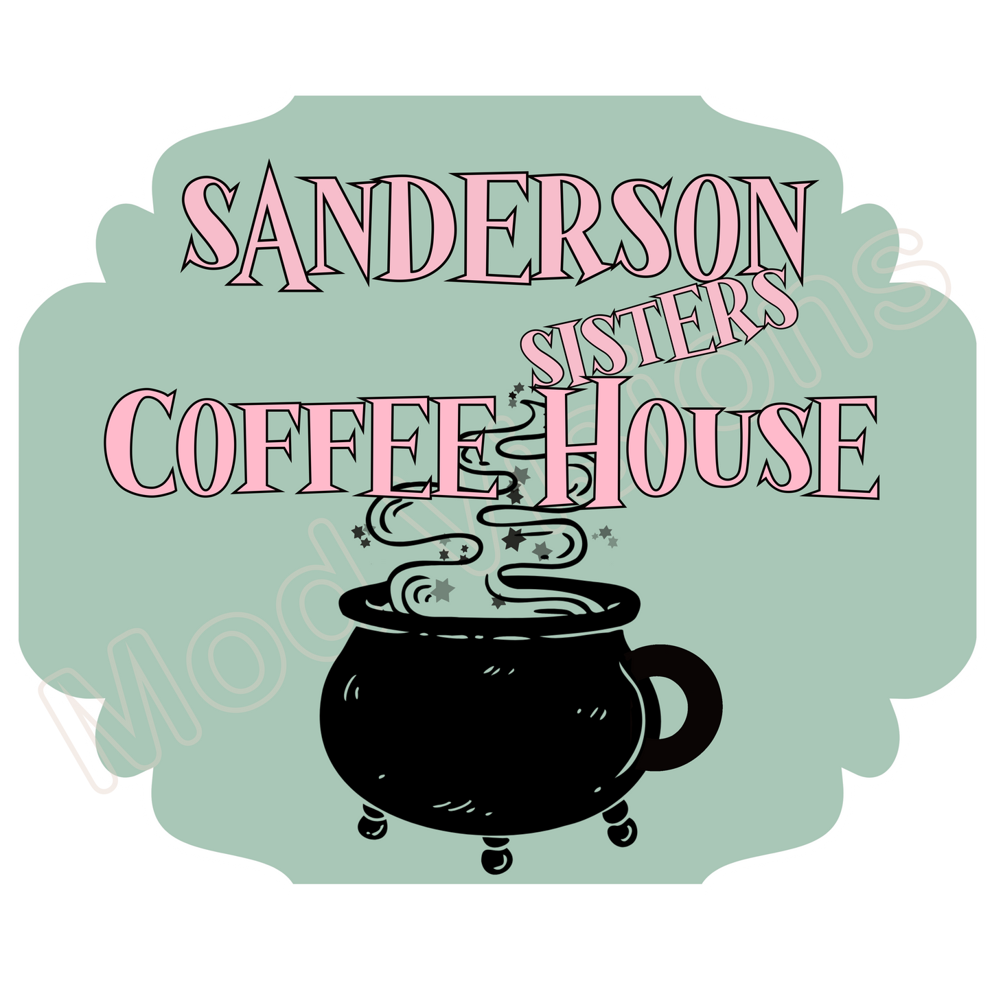 Sanderson Sisters Coffee House Sticker - Mod Visions