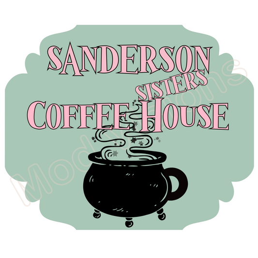 Sanderson Sisters Coffee House Sticker - Mod Visions