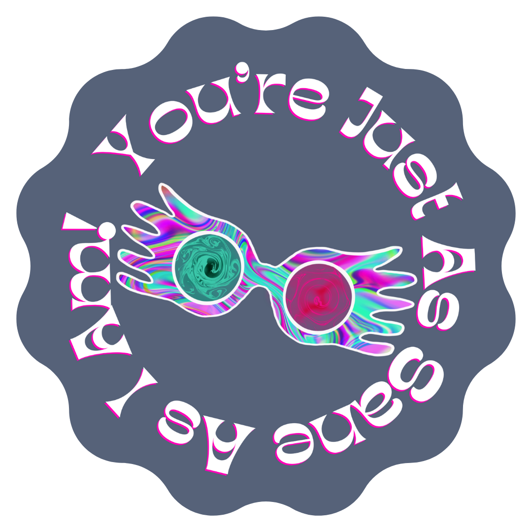 Just As Sane As I Am Sticker - Mod Visions