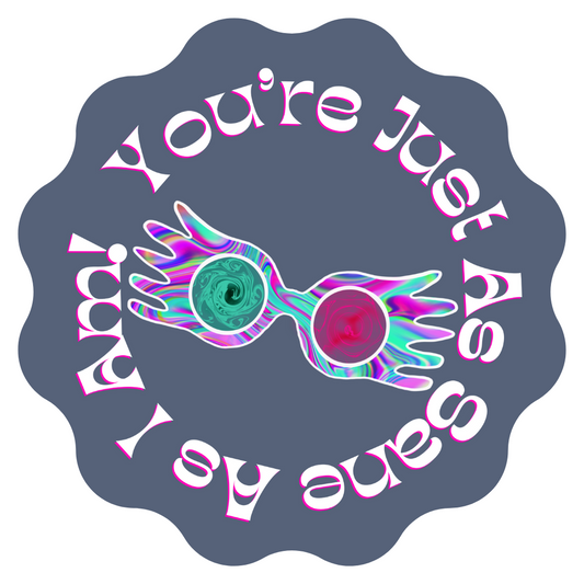Just As Sane As I Am Sticker - Mod Visions
