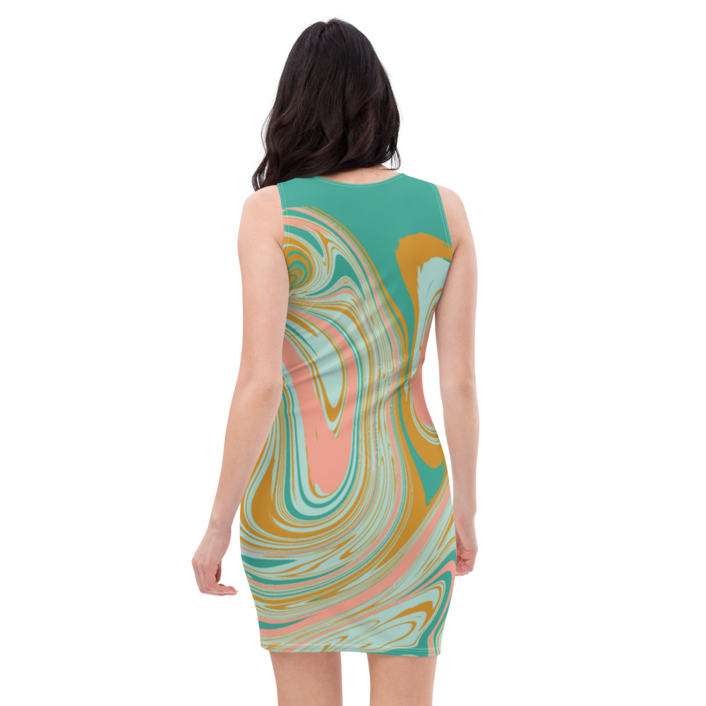 Vibe Fitted Dress - Mod Visions