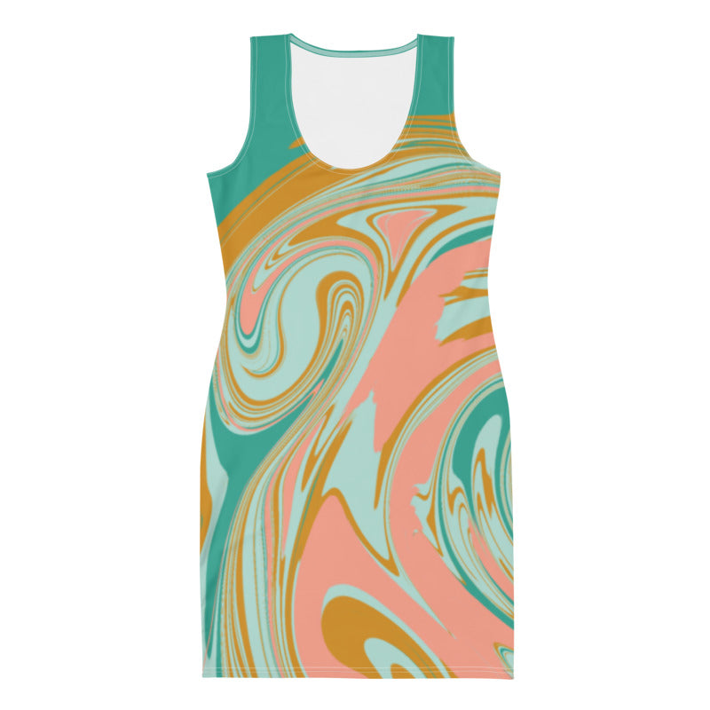 Vibe Fitted Dress - Mod Visions