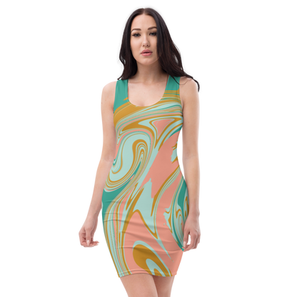 Vibe Fitted Dress - Mod Visions