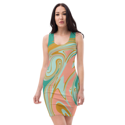 Vibe Fitted Dress - Mod Visions