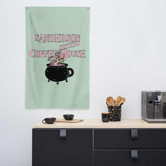 Sanderson Sisters Coffee House Flag - Mod Visions