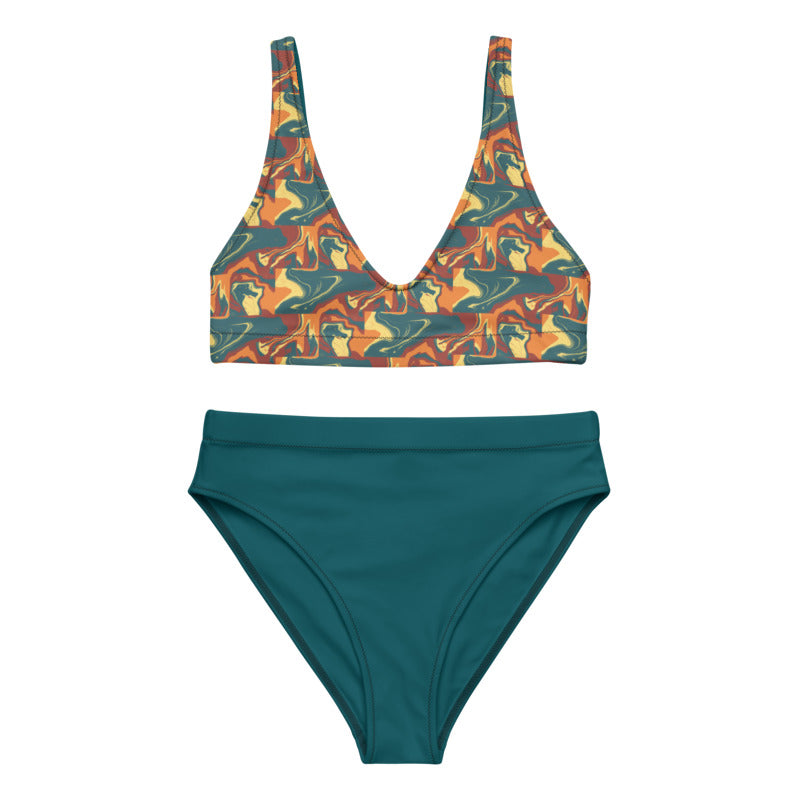 Retro High-Waisted Bikini - Mod Visions