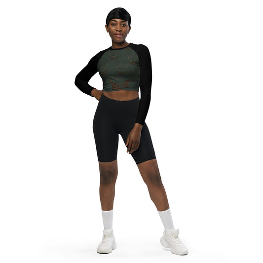 Scavenger Overwatch Long Sleeve Crop Top