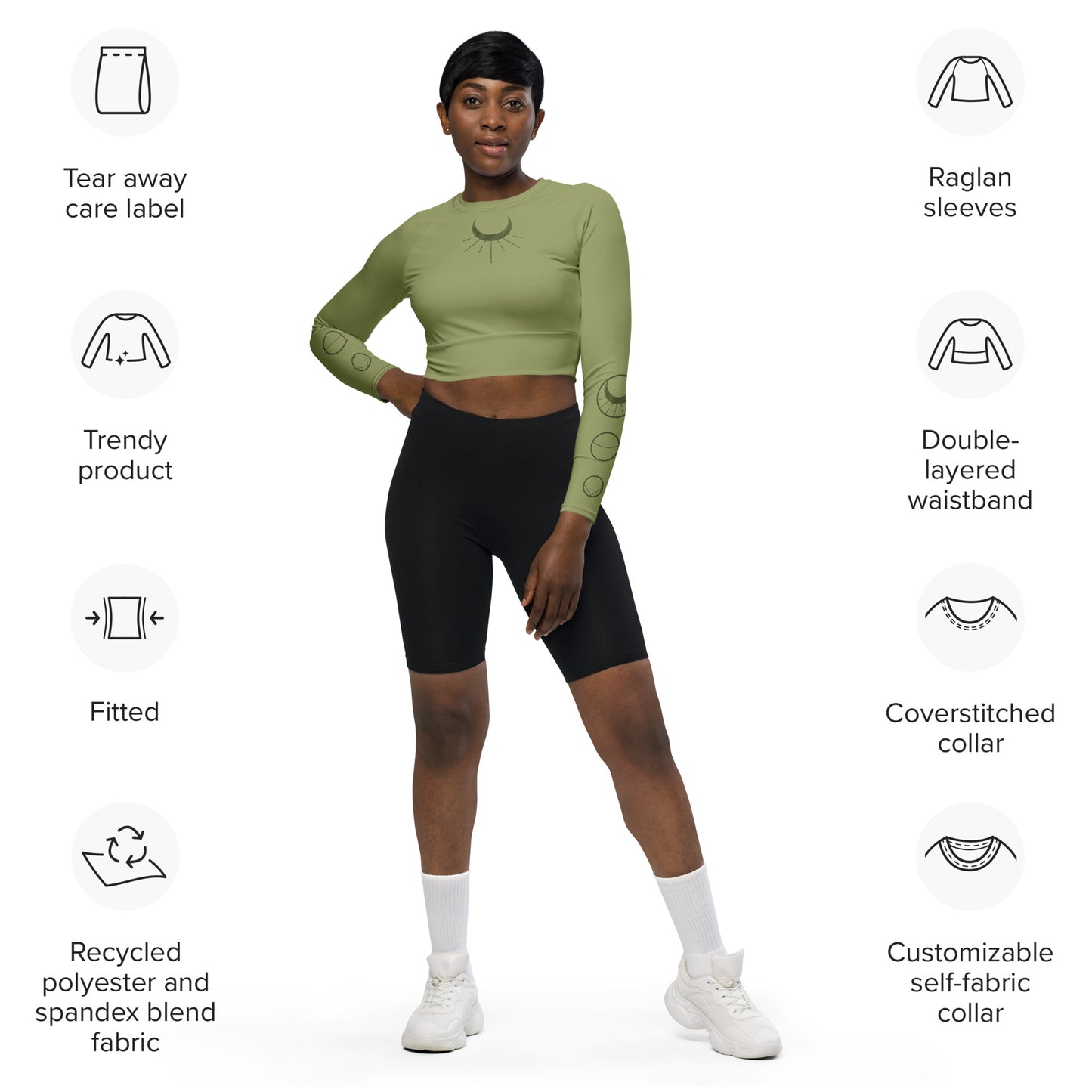 Cosmic Warrior Crop Top