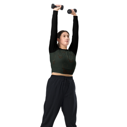 Scavenger Overwatch Long Sleeve Crop Top