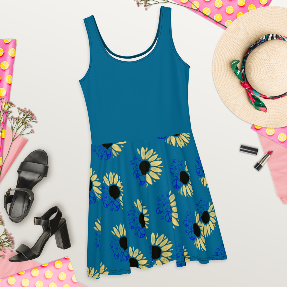 Sunflower Of Peace Dress - Mod Visions