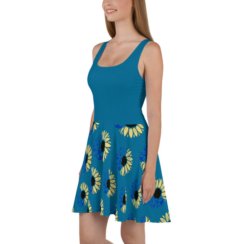 Sunflower Of Peace Dress - Mod Visions