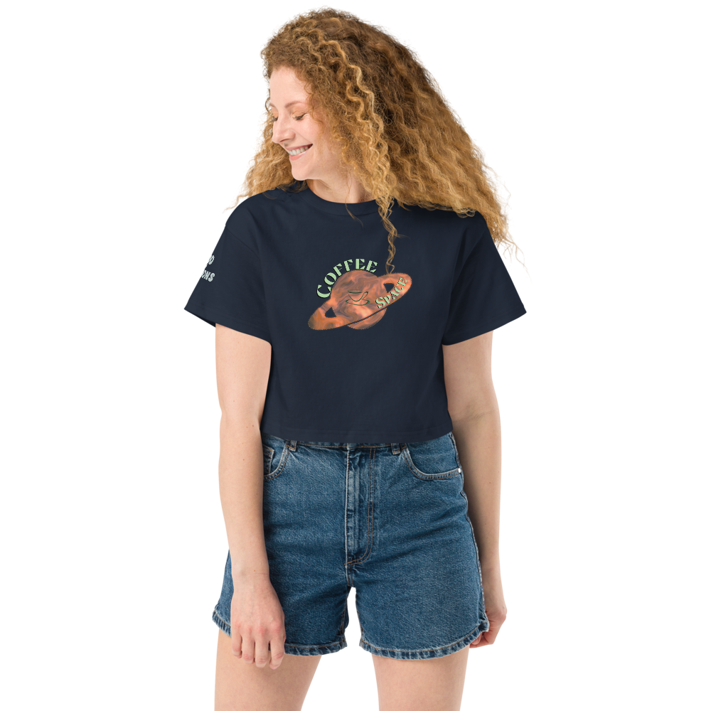 Coffee Space Crop Top - Mod Visions