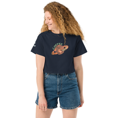Coffee Space Crop Top - Mod Visions