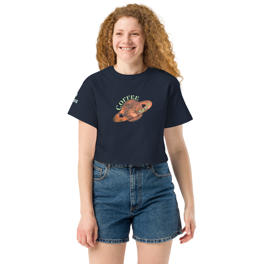 Coffee Space Crop Top - Mod Visions