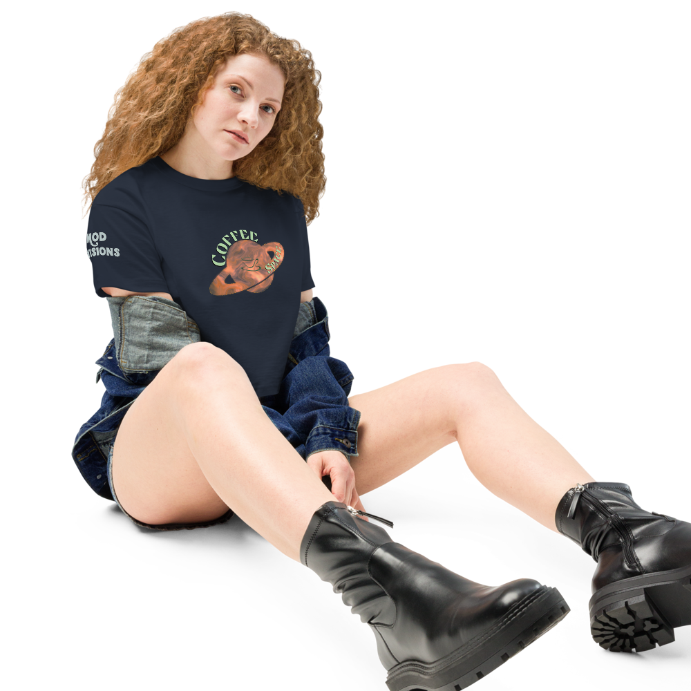 Coffee Space Crop Top - Mod Visions